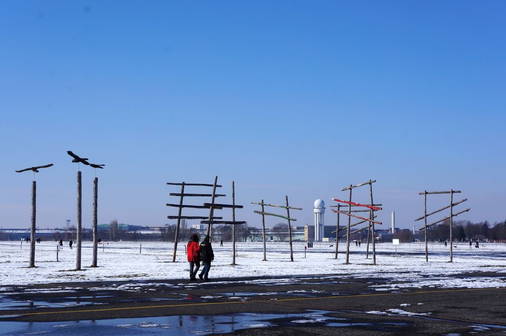 Tempelhofer Freiheit im Winter