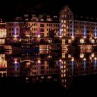 Tempelhofer Hafen bei Nacht