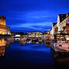 Tempelhofer Hafen zur blauen Stunde