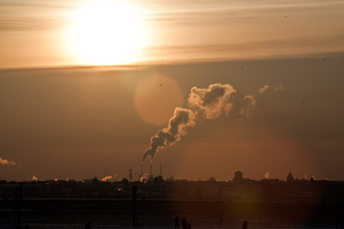 Tempelhofer Skyline bei -20°C