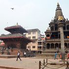 Tempellandschaft auf dem Durbar Square in Patan