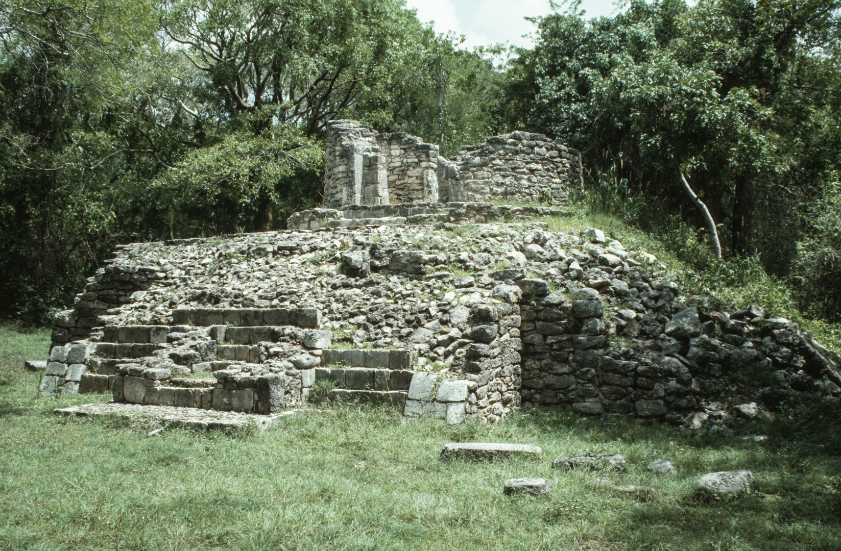 Tempelruine in Mayapán