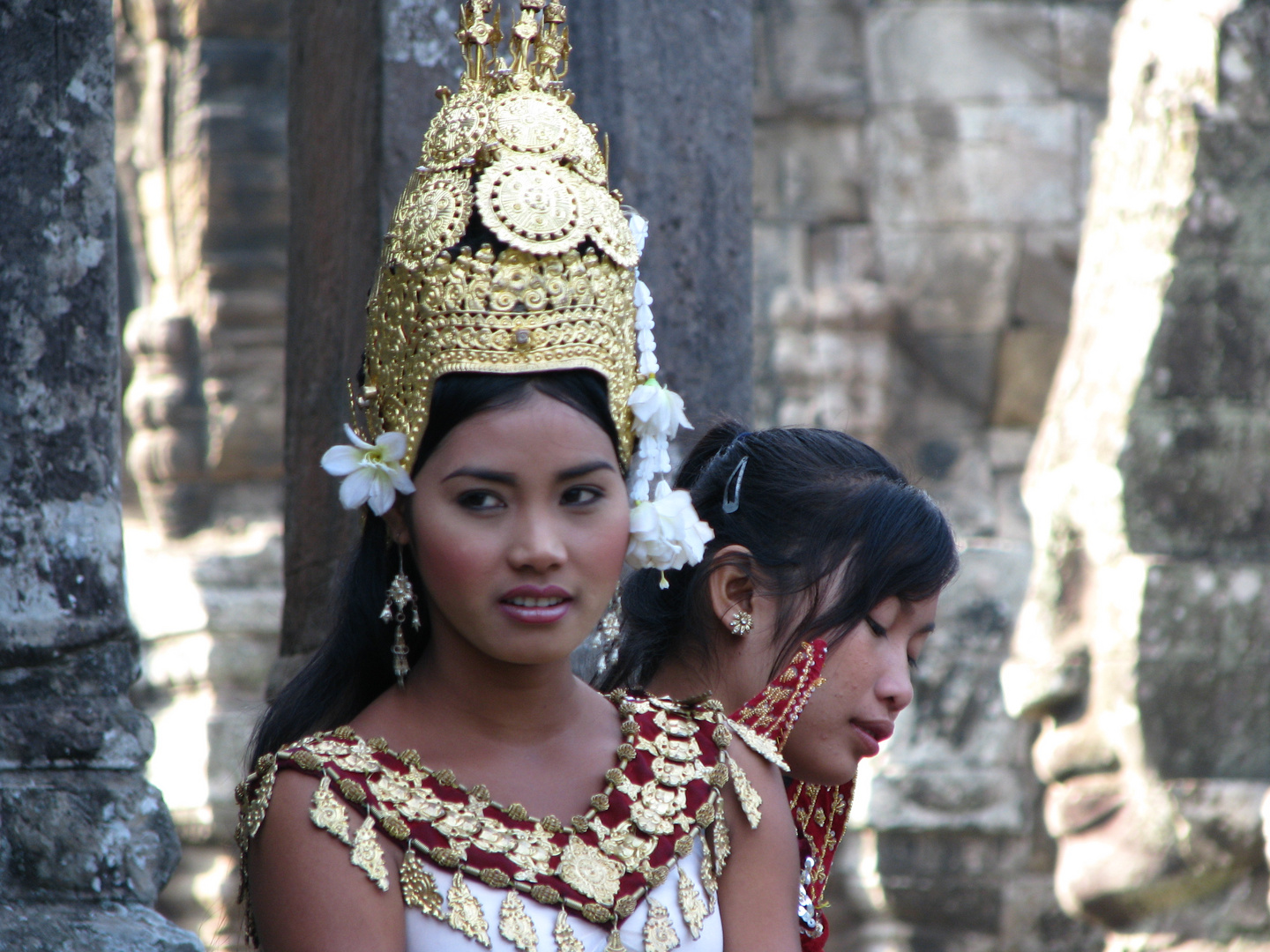 Tempeltänzerin in Angkor