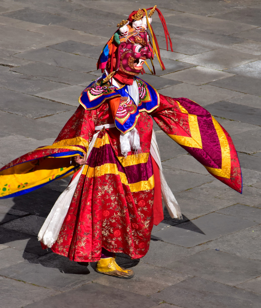 Tempeltanz in Bhutan 1