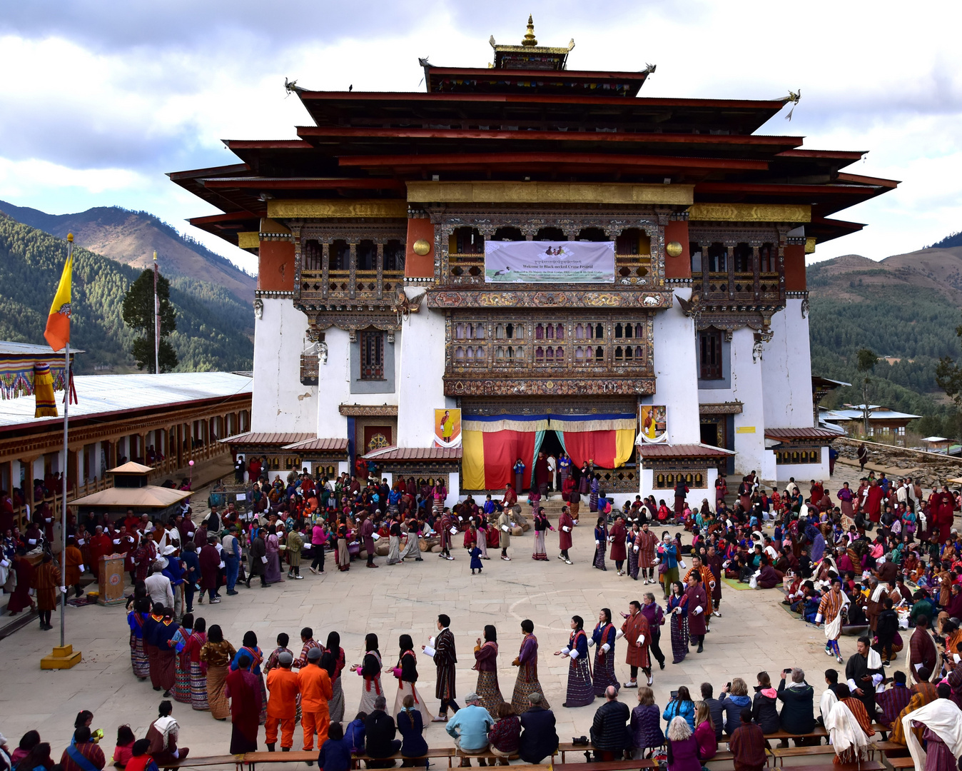 Tempeltanz in Bhutan 6