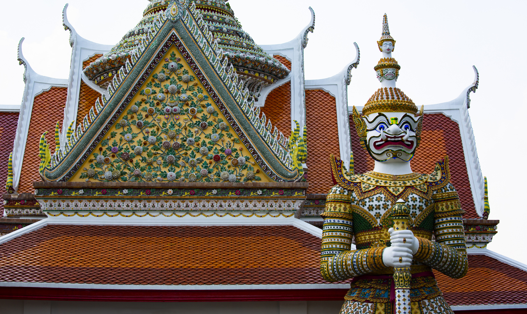 Tempelwächter im Wat Arun