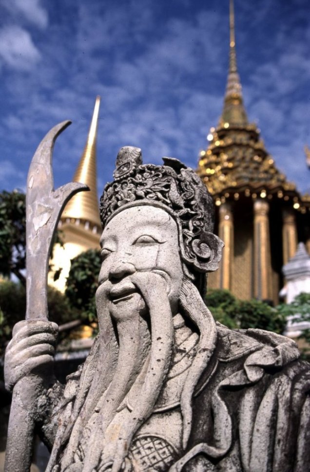 Tempelwächter im Wat Phra Keo, Bangkok