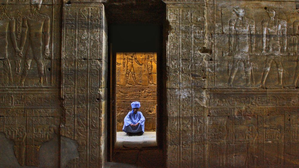 Tempelwächter in Abydos