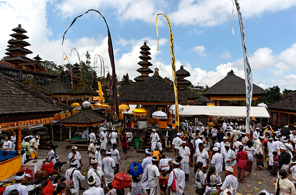 Tempelzeremonie in Bali