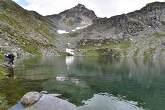 Temperatur Test am Lac Noir