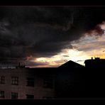 ... Tempesta al tramonto....