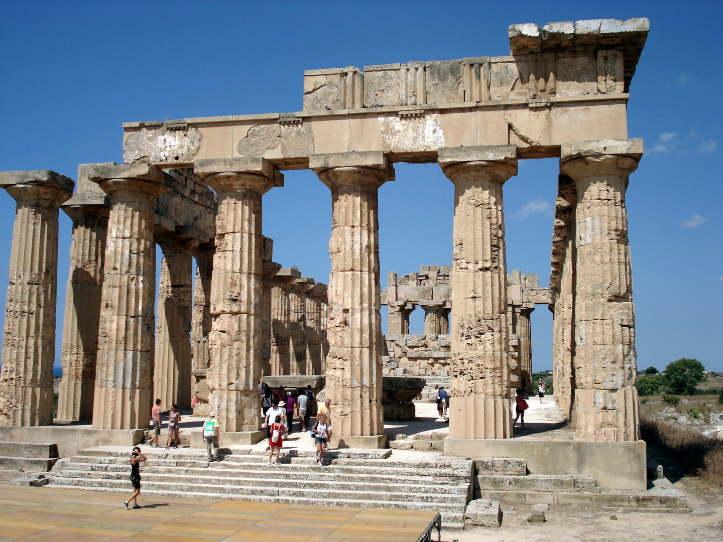 Tempio di Era Selinunte Sicilia Foto Immagini europe, italy