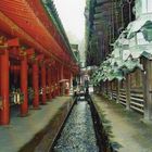 tempio scintoista . lo scorrere della vita tra passato e presente Giappone