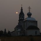 Temple at dusk