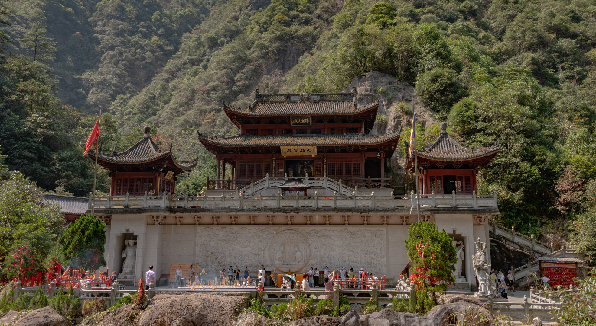 Temple at Qianfo Mountain