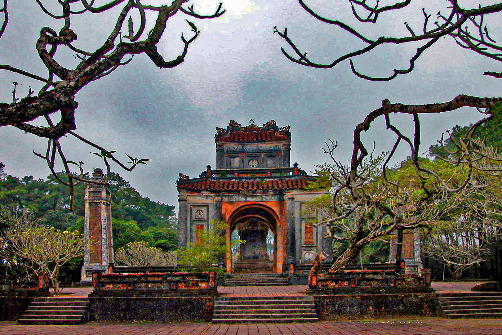 Temple at the Tu Duc Tom