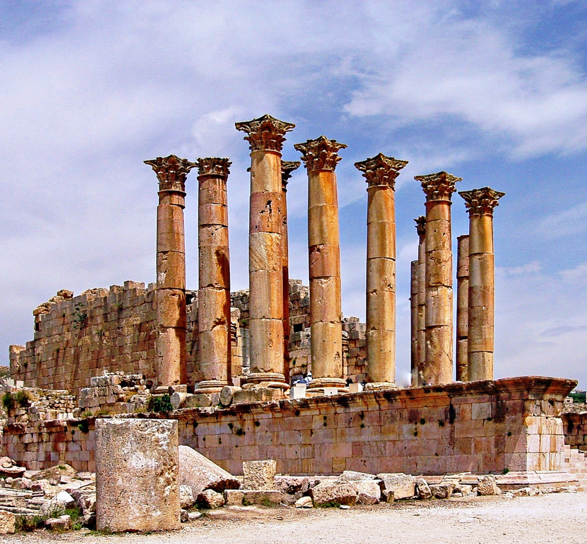 temple d'Artémis à Jerash