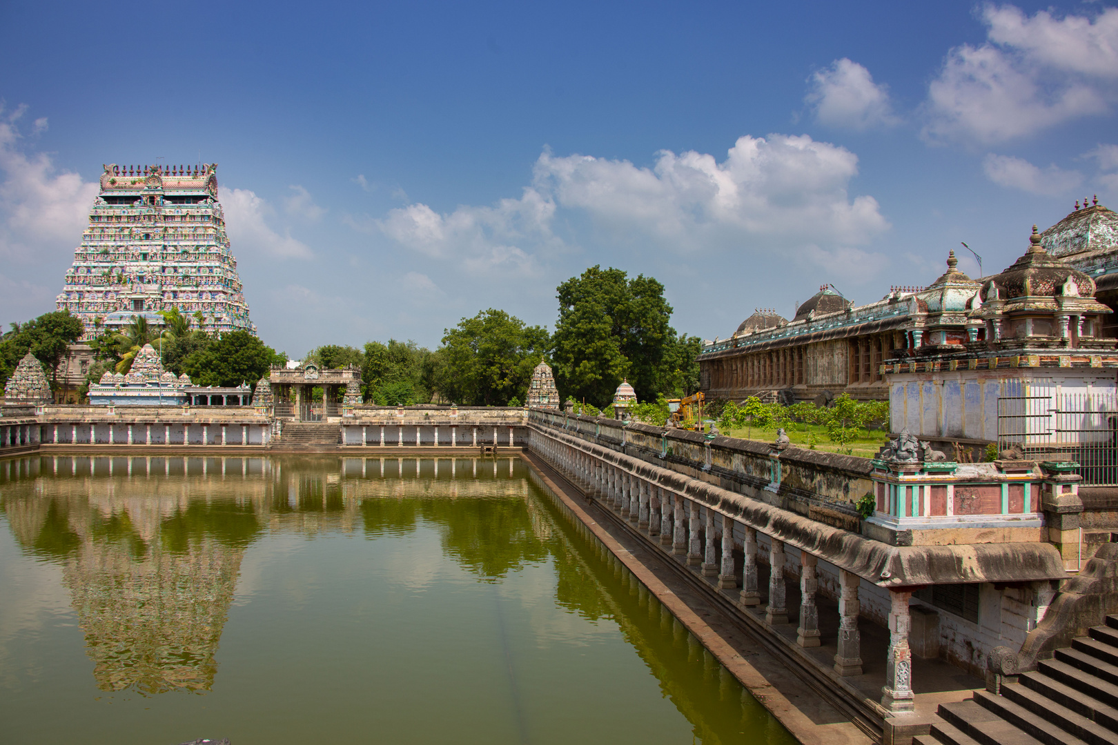 Temple Hindou, pièce d'eau