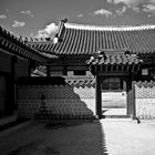 Temple in Korea 2003 B/W