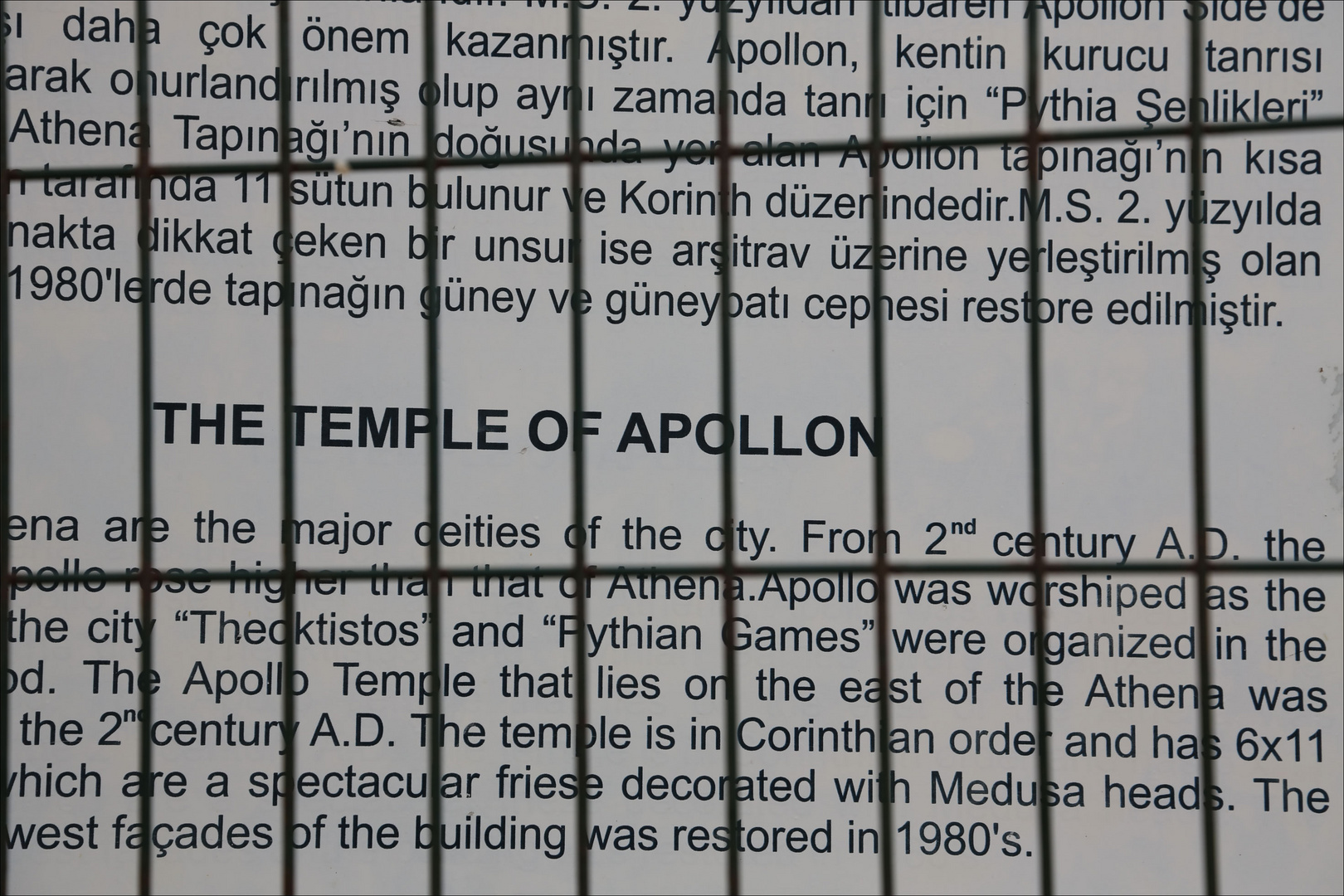 TEMPLE OF APOLLON