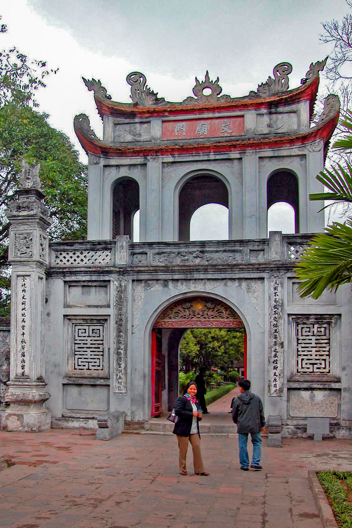 Temple of Literature’s front gate