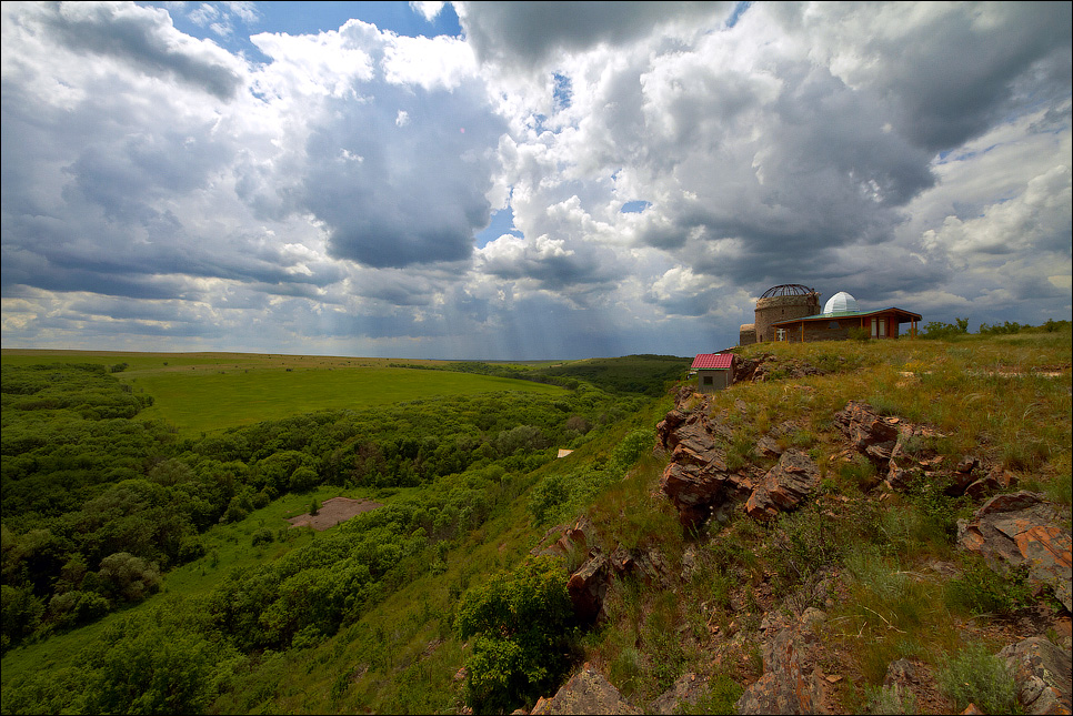 Temple on mountain...