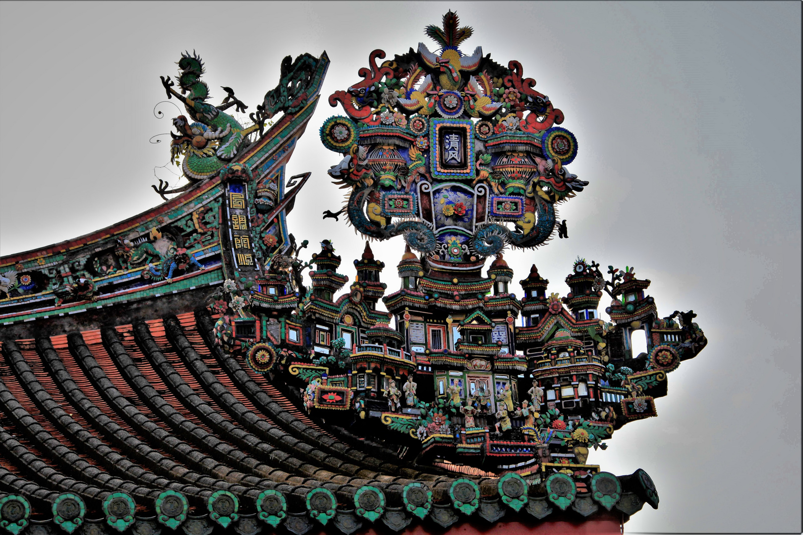 Temple roof detail