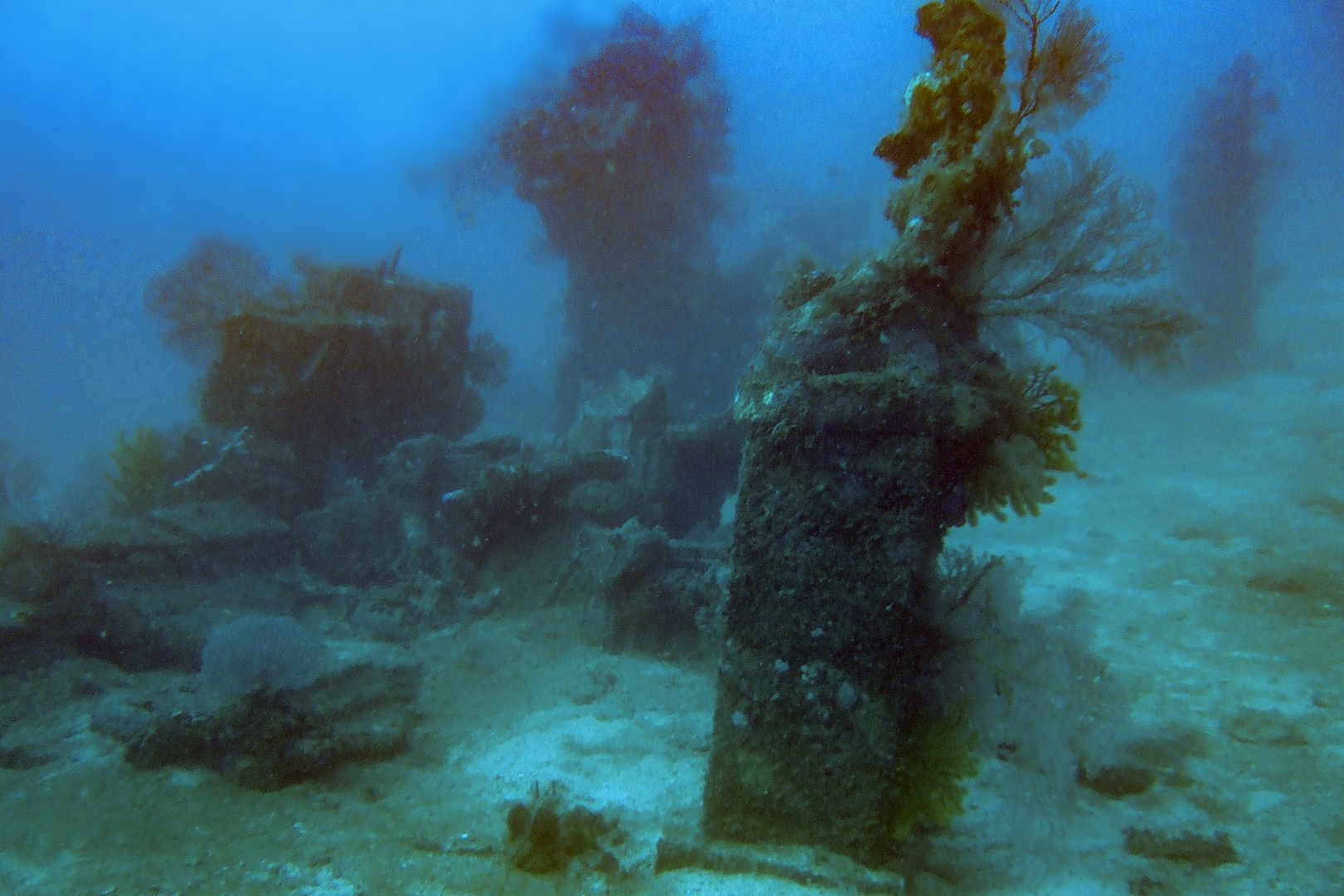 Temple under water