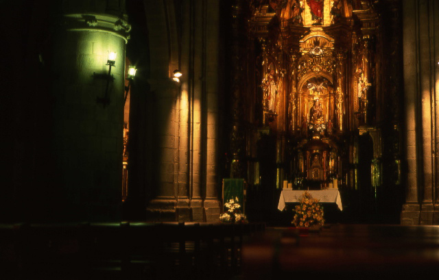 Templerkirche auf dem Weg nach Santiago de Compostela, 2004