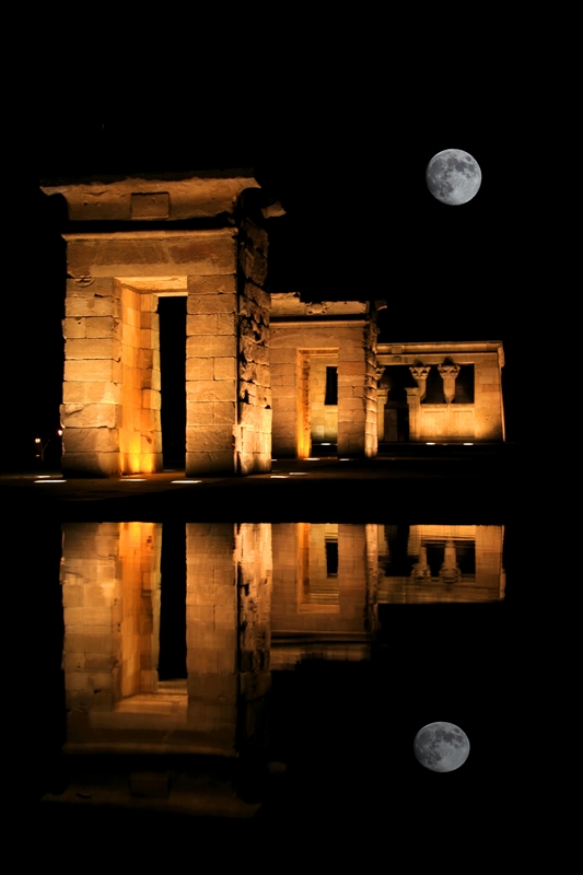 Templo de debod. "reflejos".