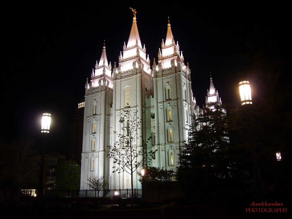 TEMPLO DE SALT LAKE CITY NOCHE