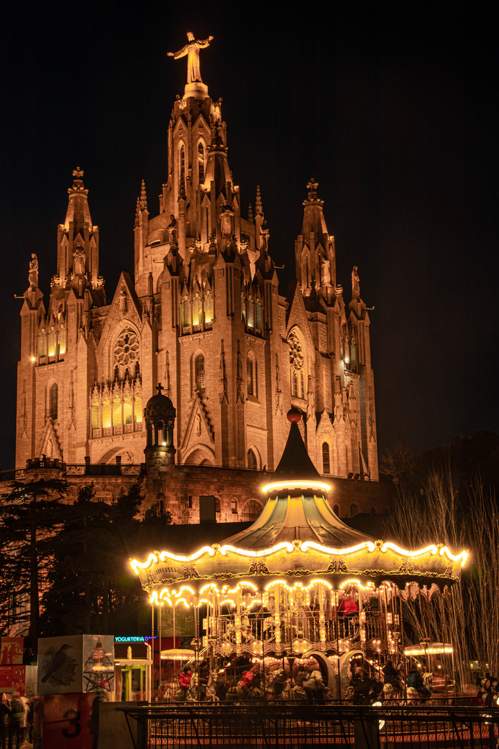 Templo del sagrado corazón de Jesús --- Tibidabo ----Barcelona