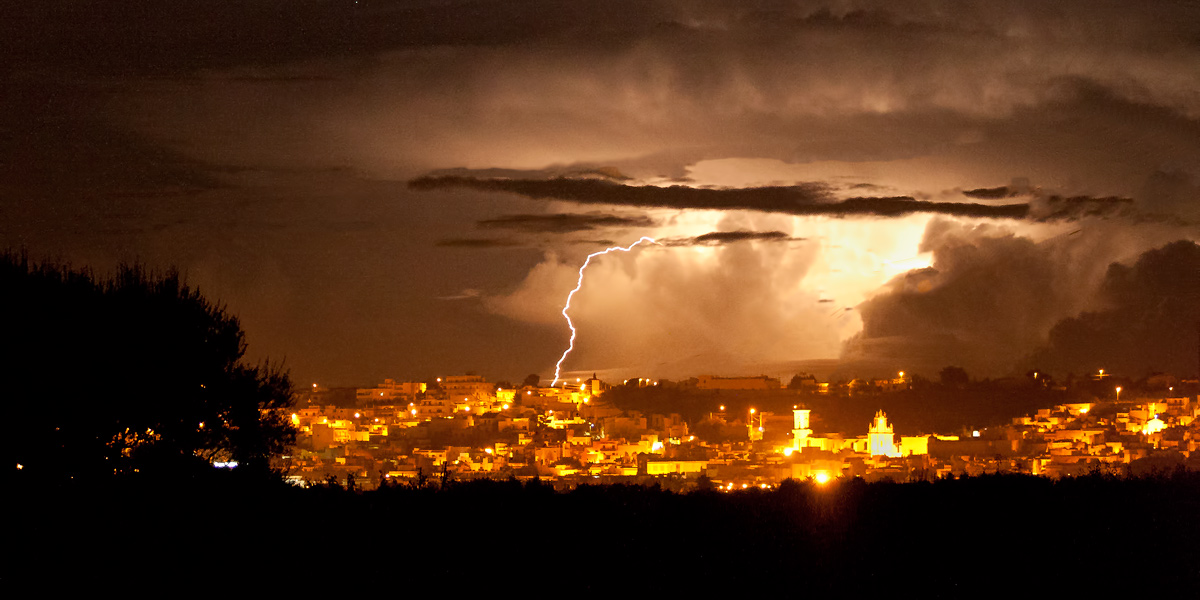 Temporale all'alba