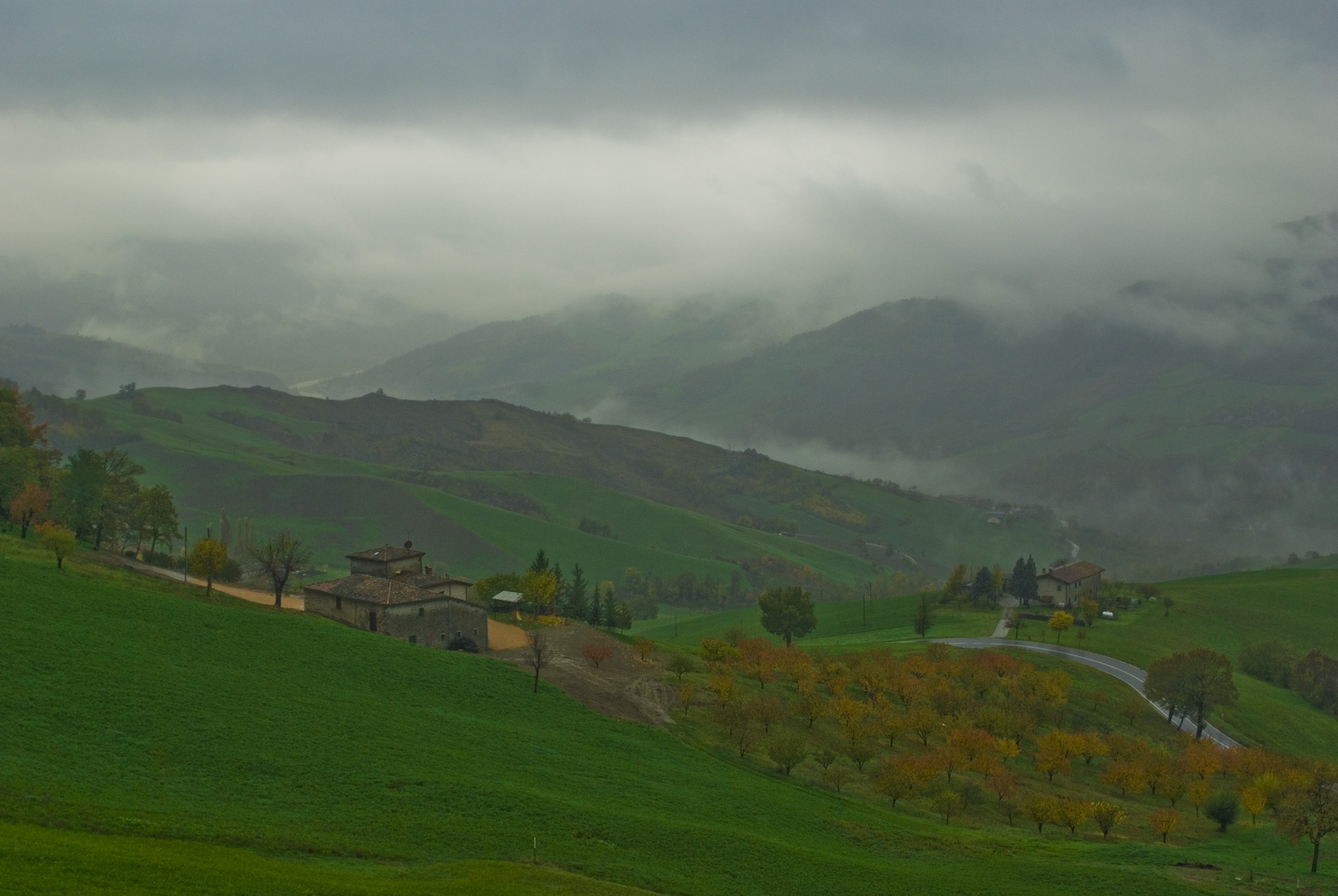 Temporale in collina