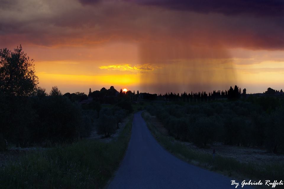 Temporale nel Chianti