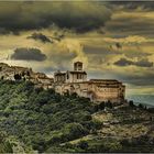 Temporale su Assisi