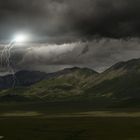 Temporel sur Castelluccio di Norcia