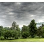 Temprano en la mañana en el parque