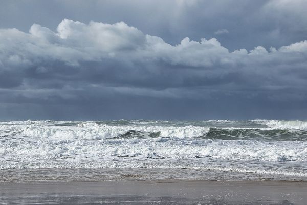 temps couvert et mer forte !