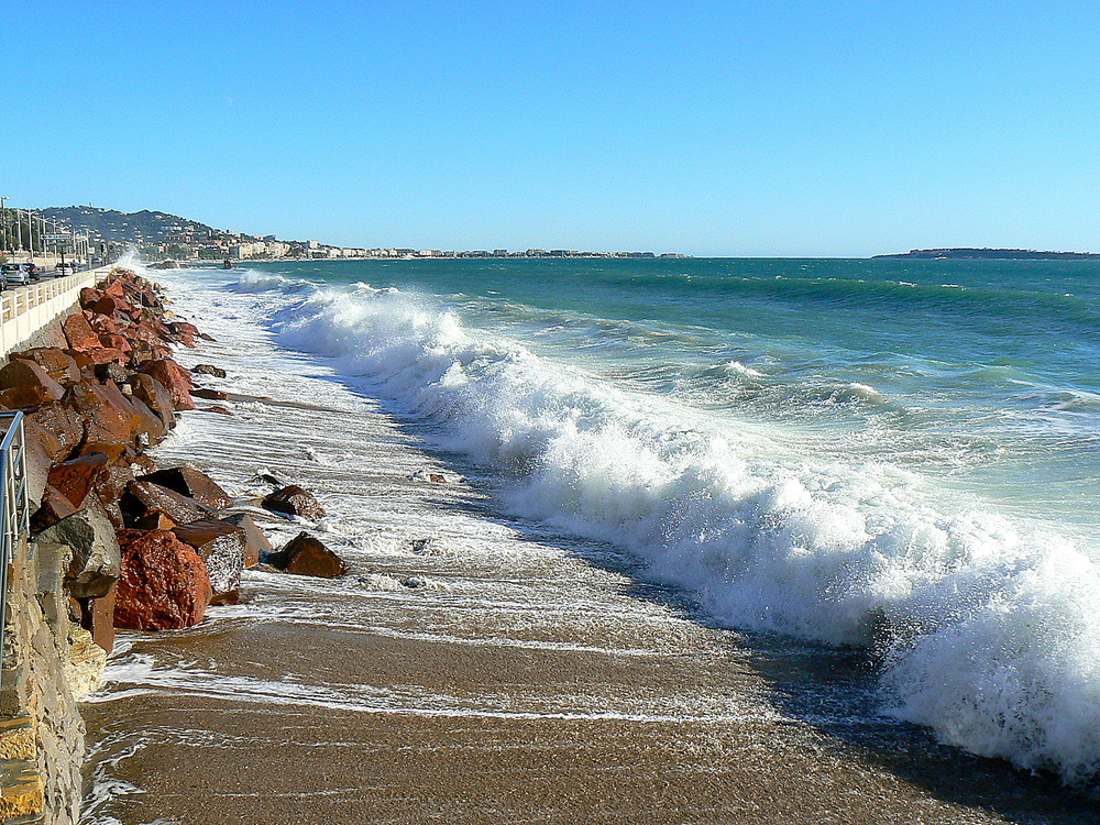 Tempête à Cannes