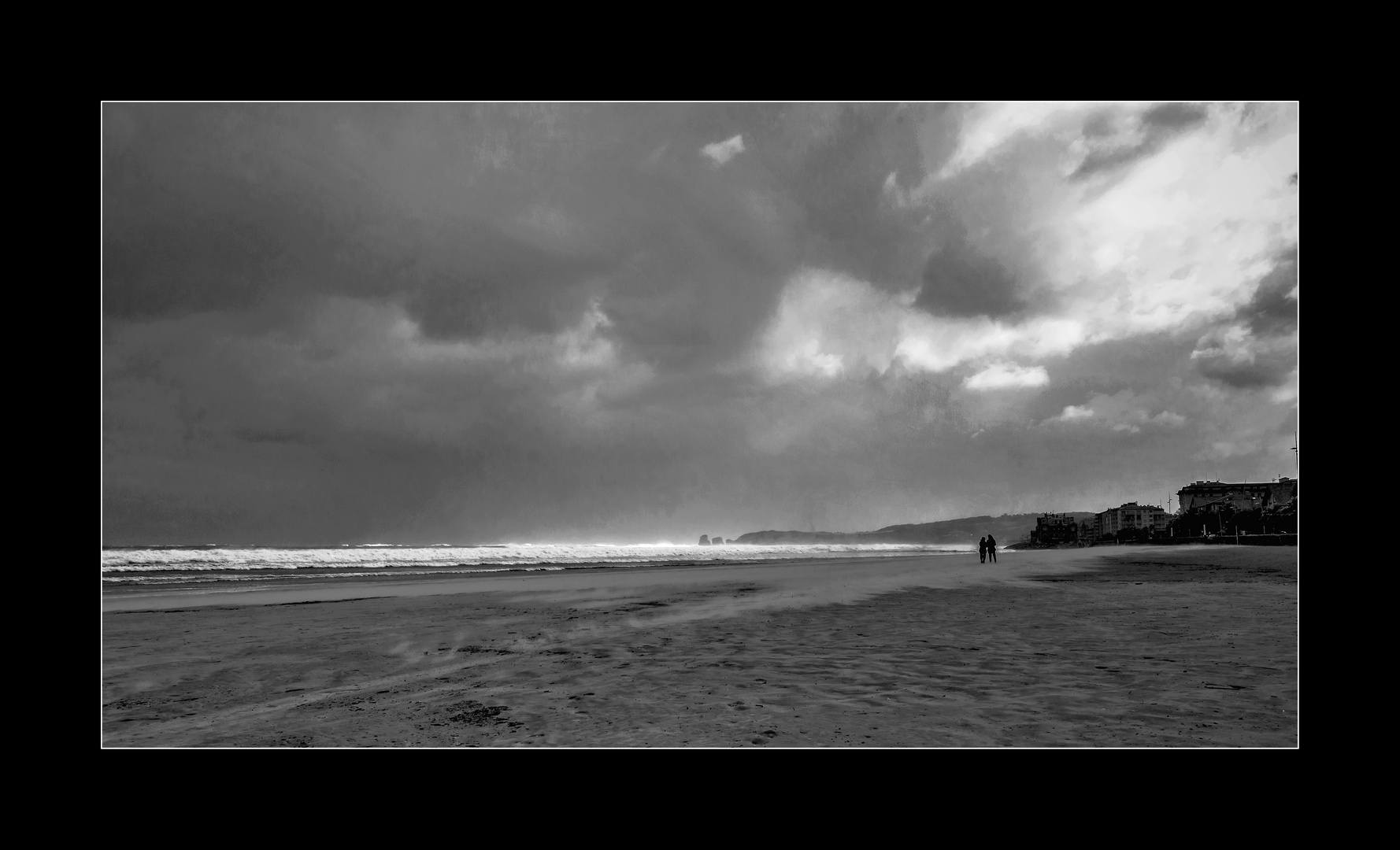 Tempête à Hendaye