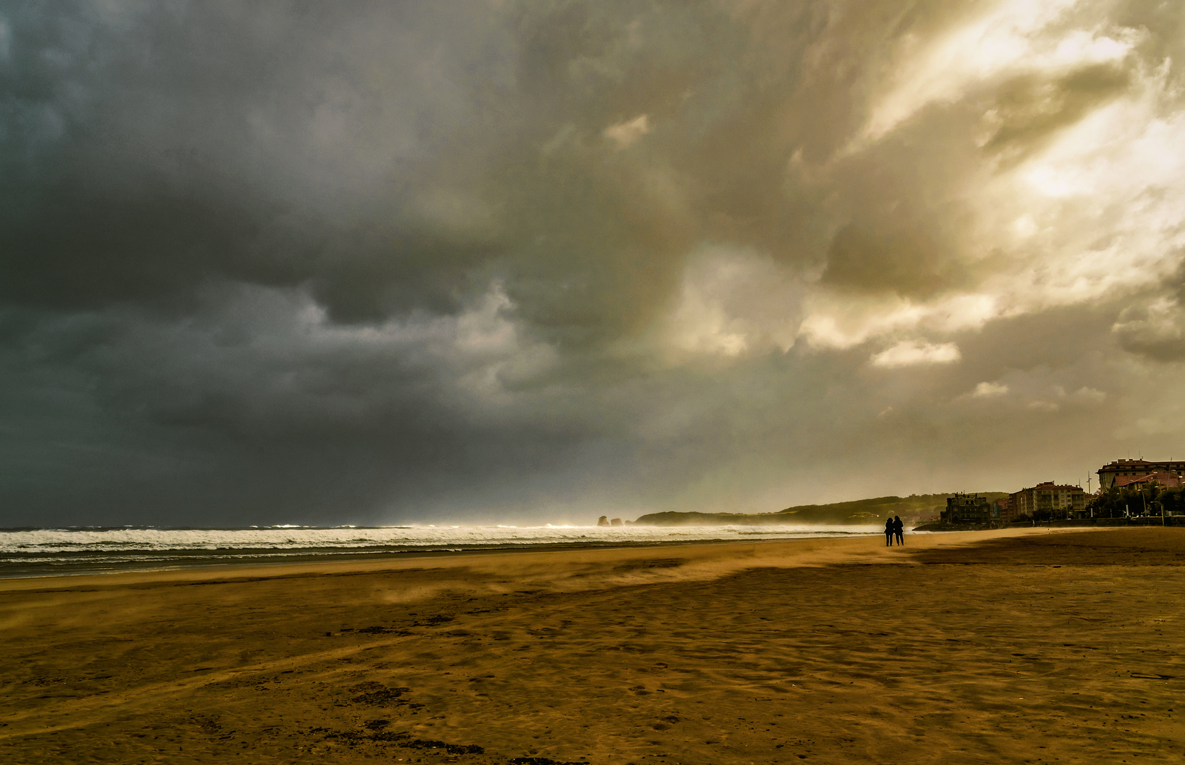 Tempête à Hendaye