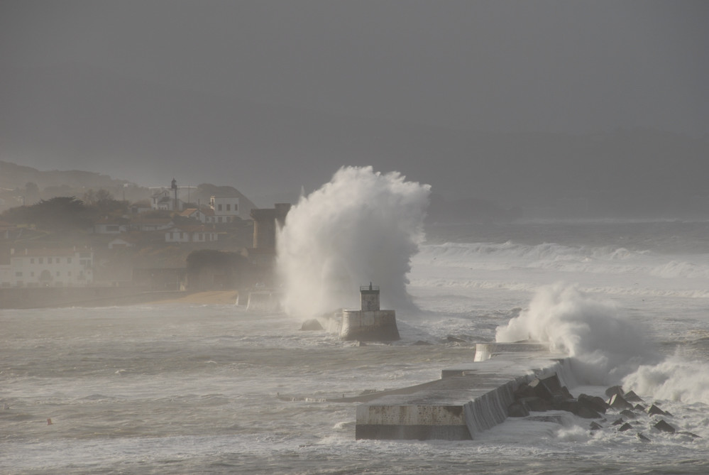 Tempête au Pays Basque