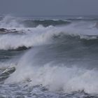 Tempête dans une ile bretonne