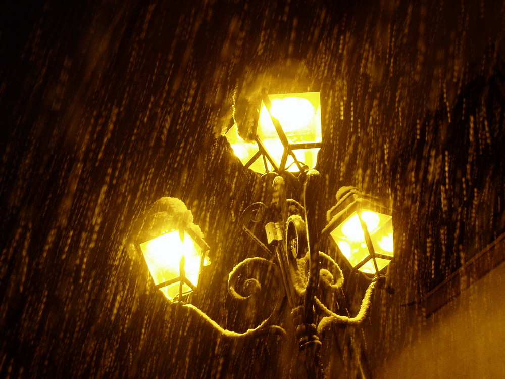 Tempête de neige à Saint Gervais