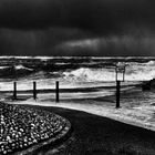 tempête en baie d' authie, berck. 