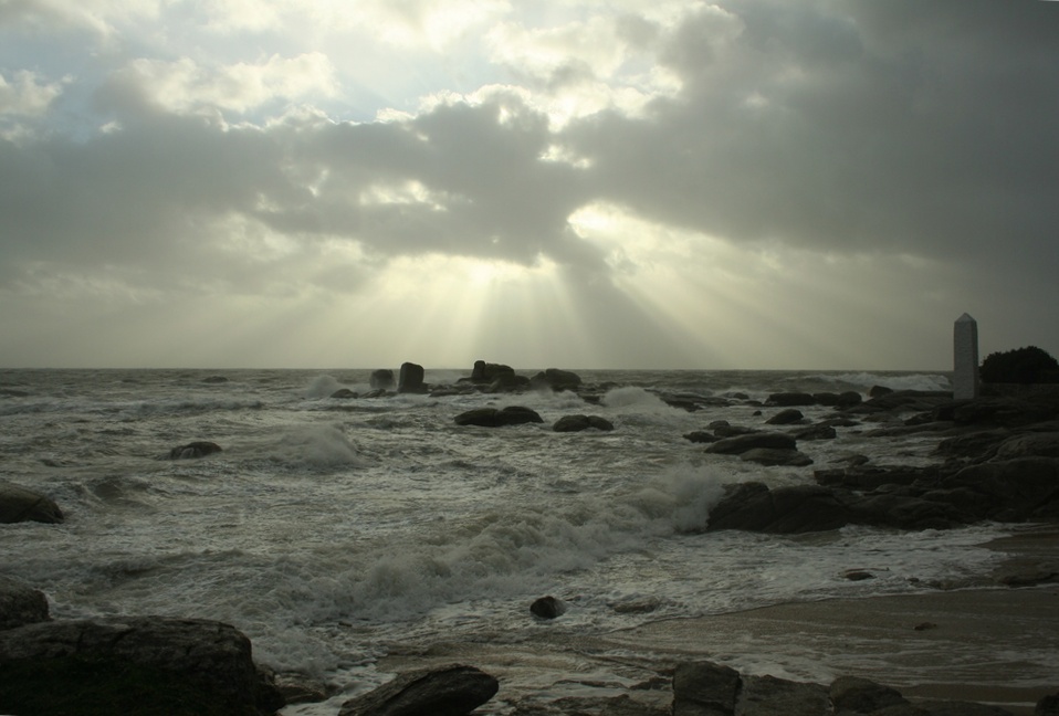 tempête en Bretagne