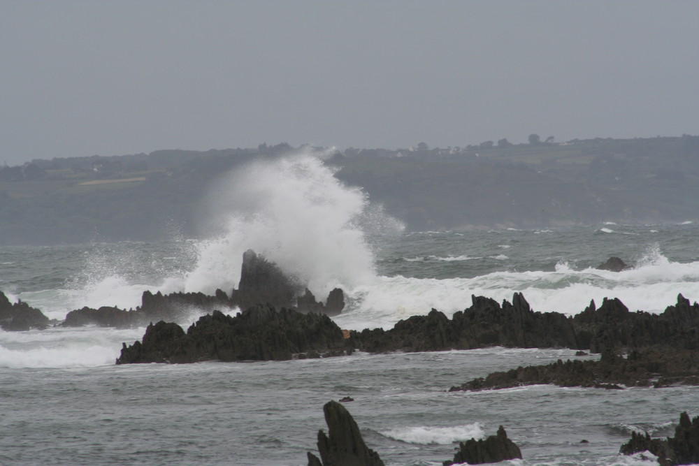 Tempête en Bretagne