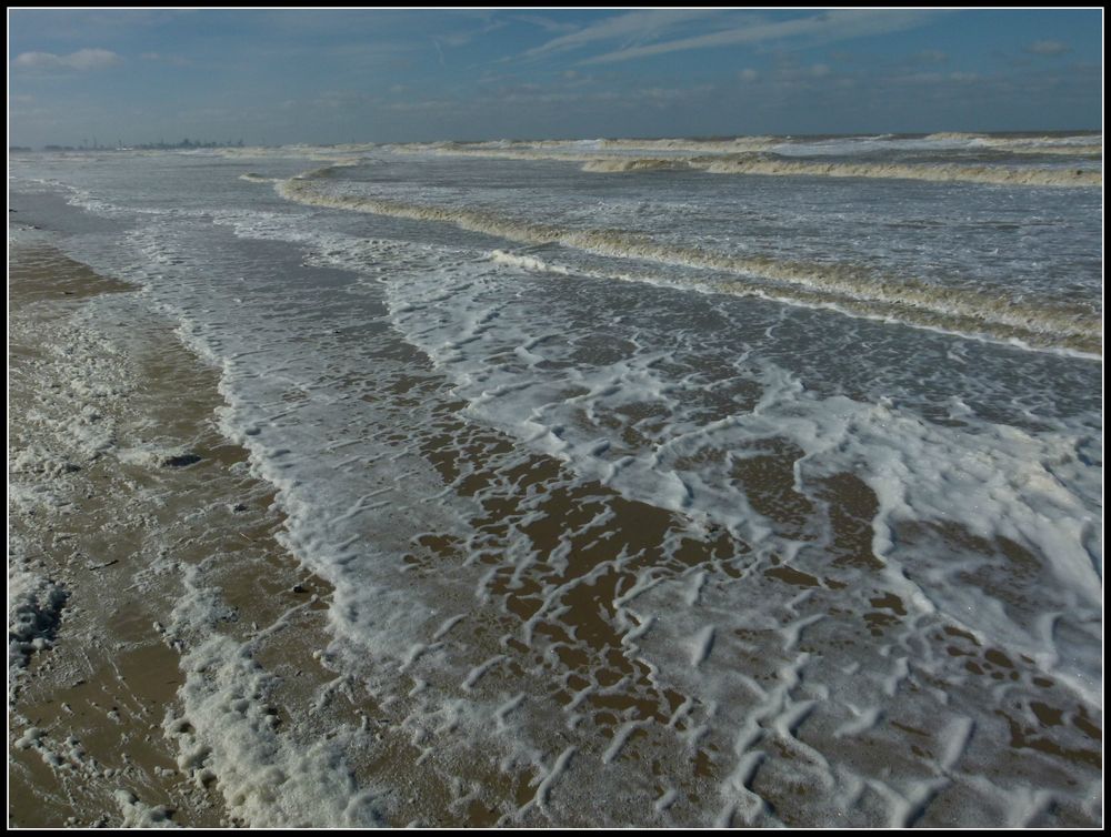 tempête en mer