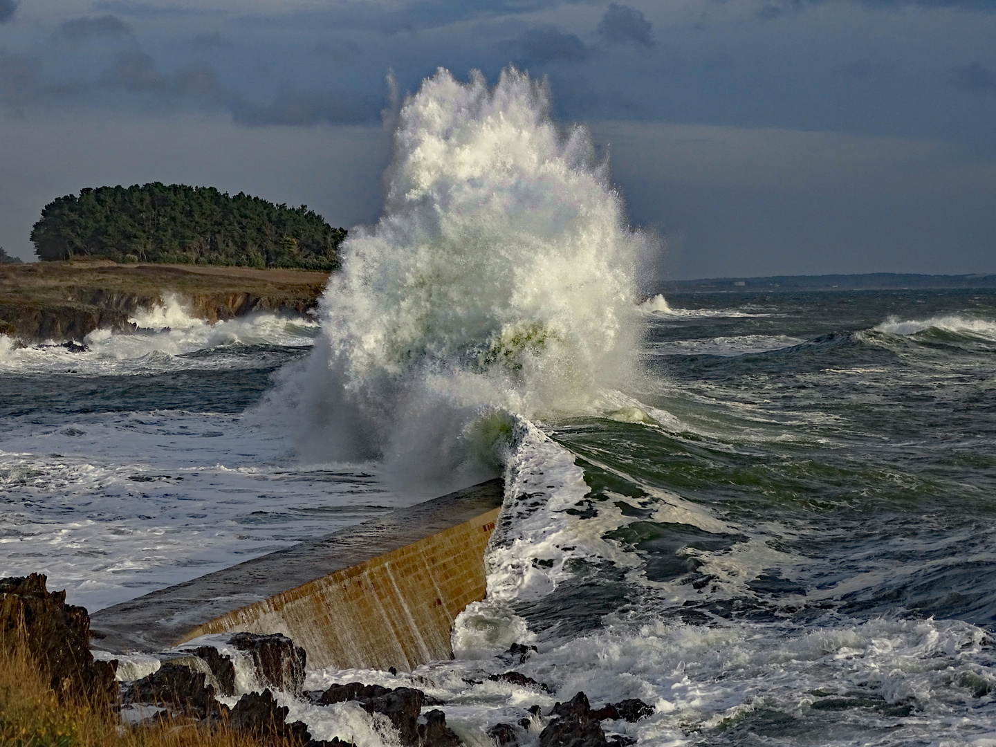 Tempête in Doelan-sur-Mer